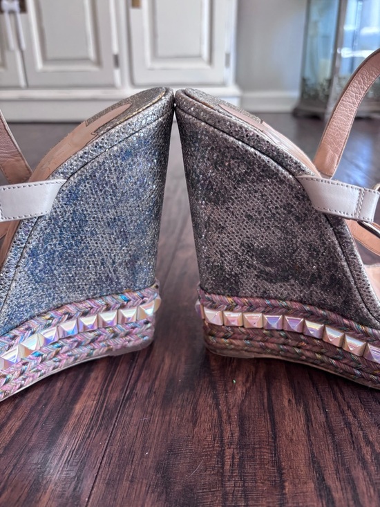 Christian Louboutin Iridescent Studded Platform Sandals main image 6